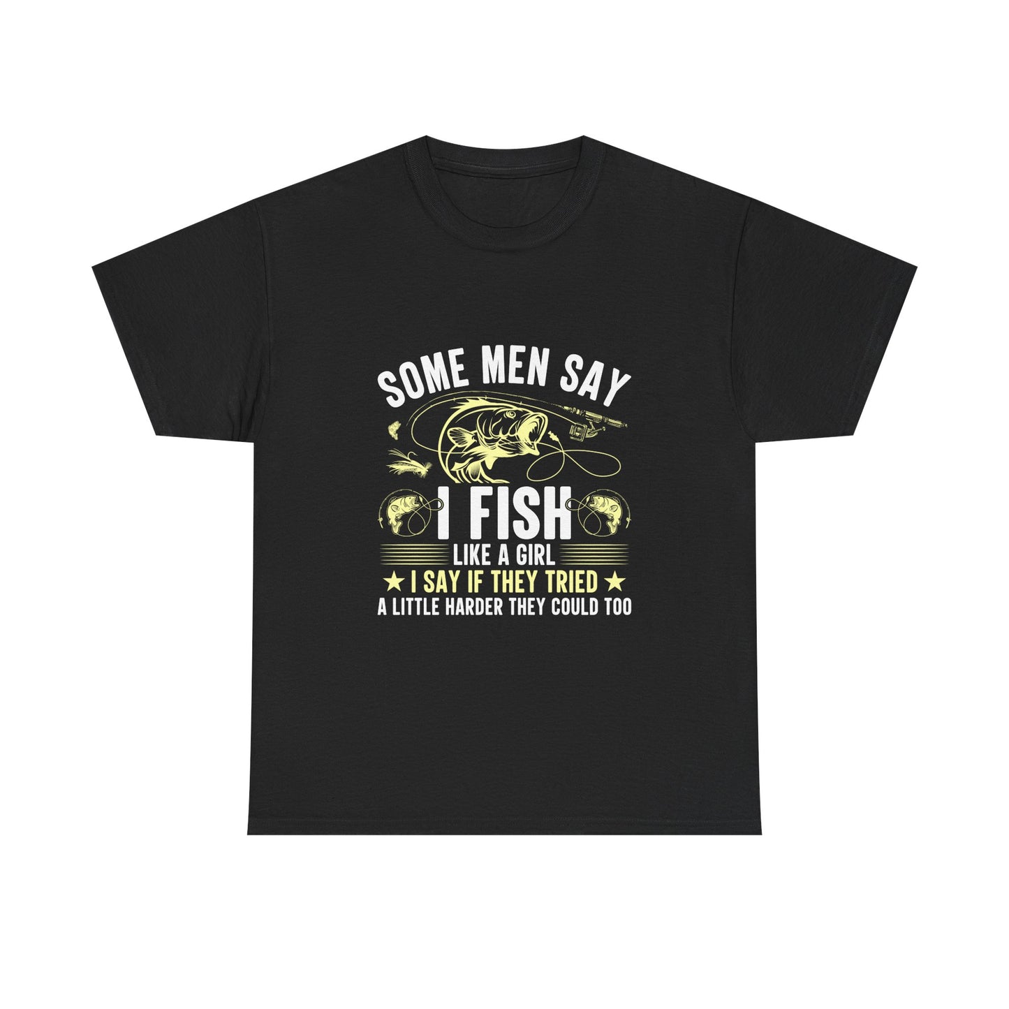 I Fish Like A Girl Fishing T-Shirt – Funny Women's Angler Tee
