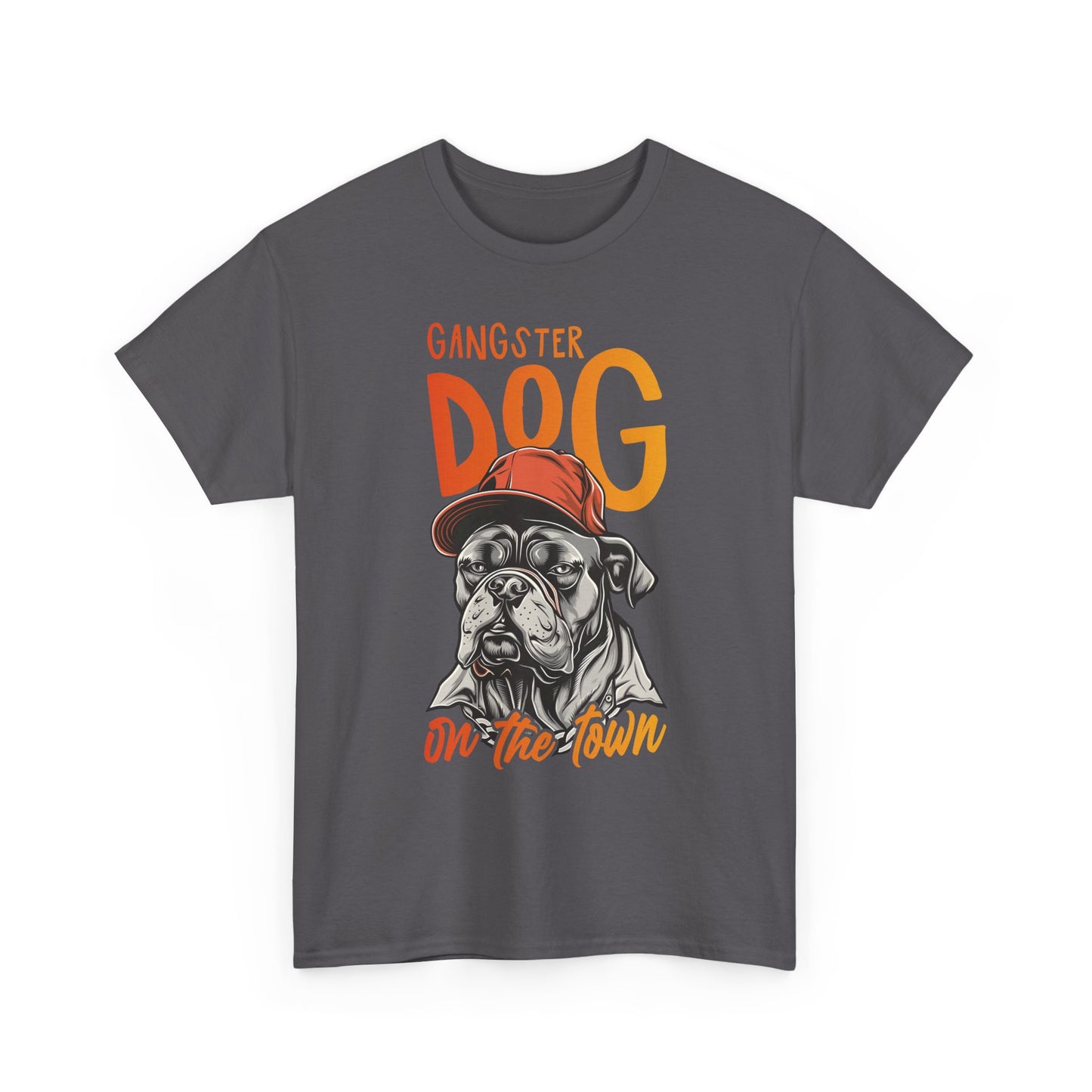 Gangster Dog T‑Shirt – 'Gangster Dog On The Town' Graphic Tee