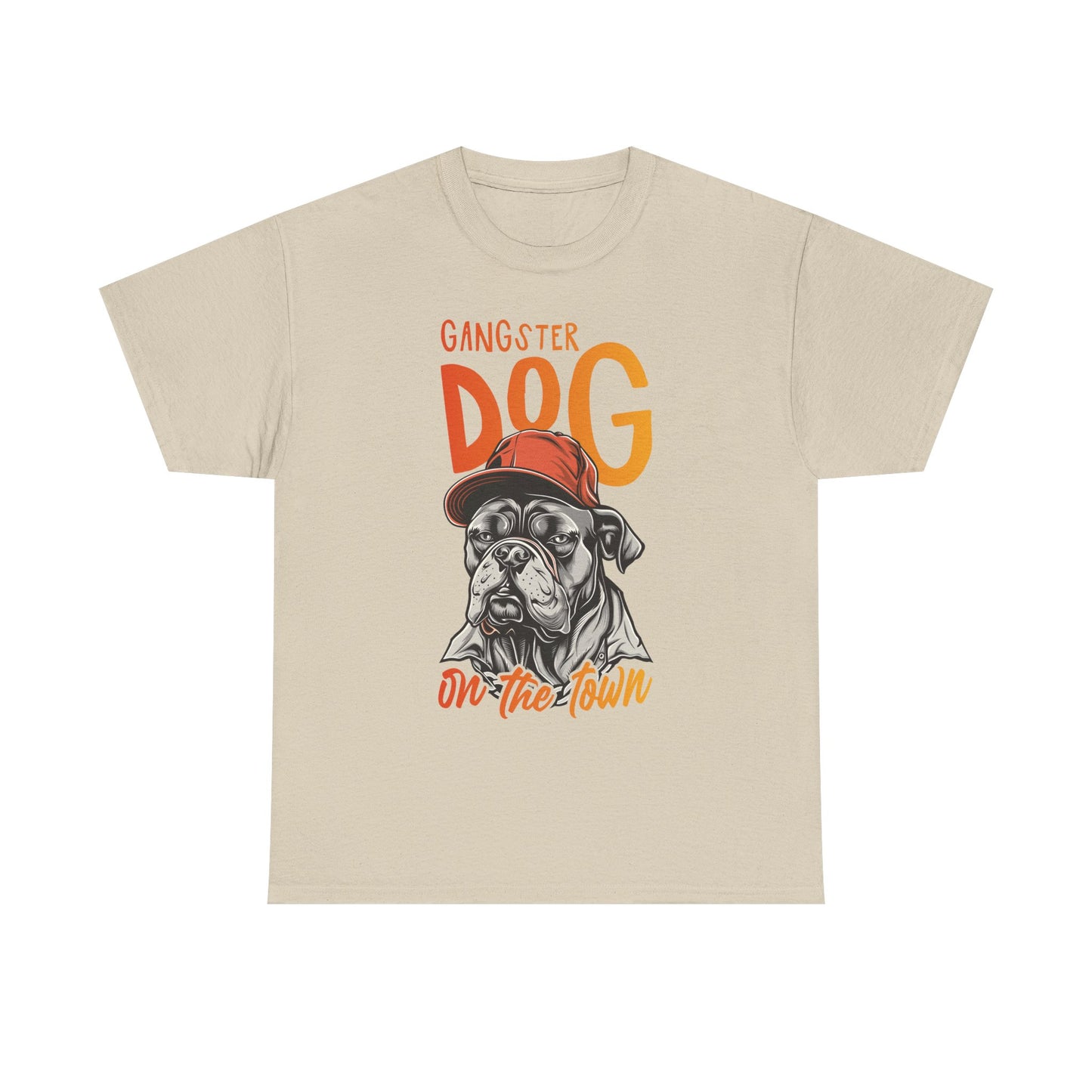 Gangster Dog T‑Shirt – 'Gangster Dog On The Town' Graphic Tee