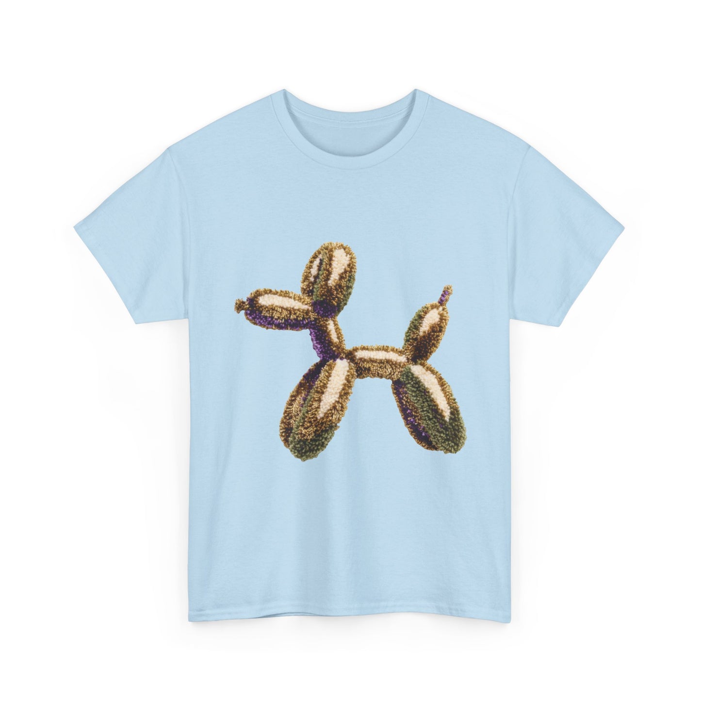 Balloon Dog T‑Shirt — Metallic Gold Balloon Animal Tee
