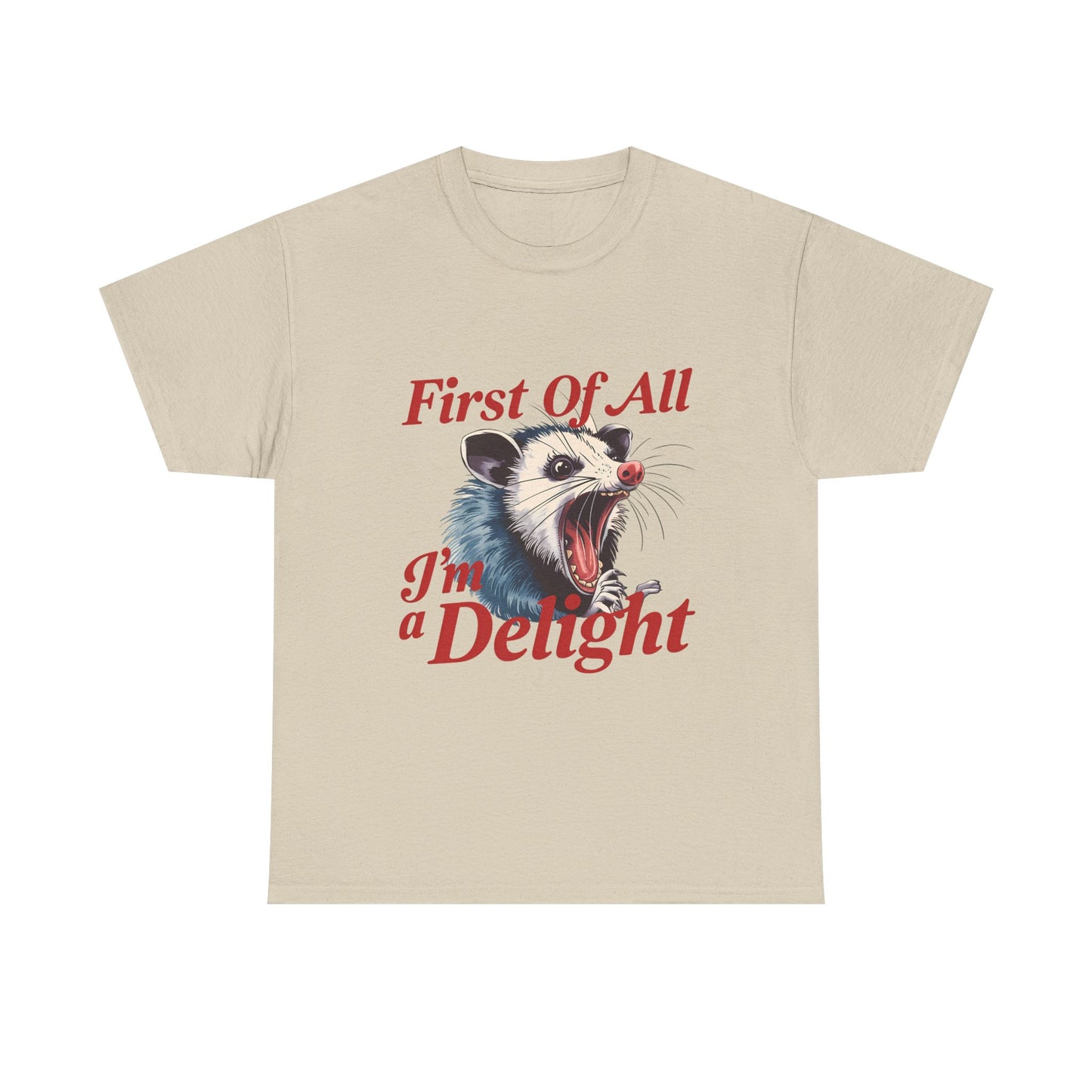 Possum 'First Of All I'm a Delight' Graphic Tee