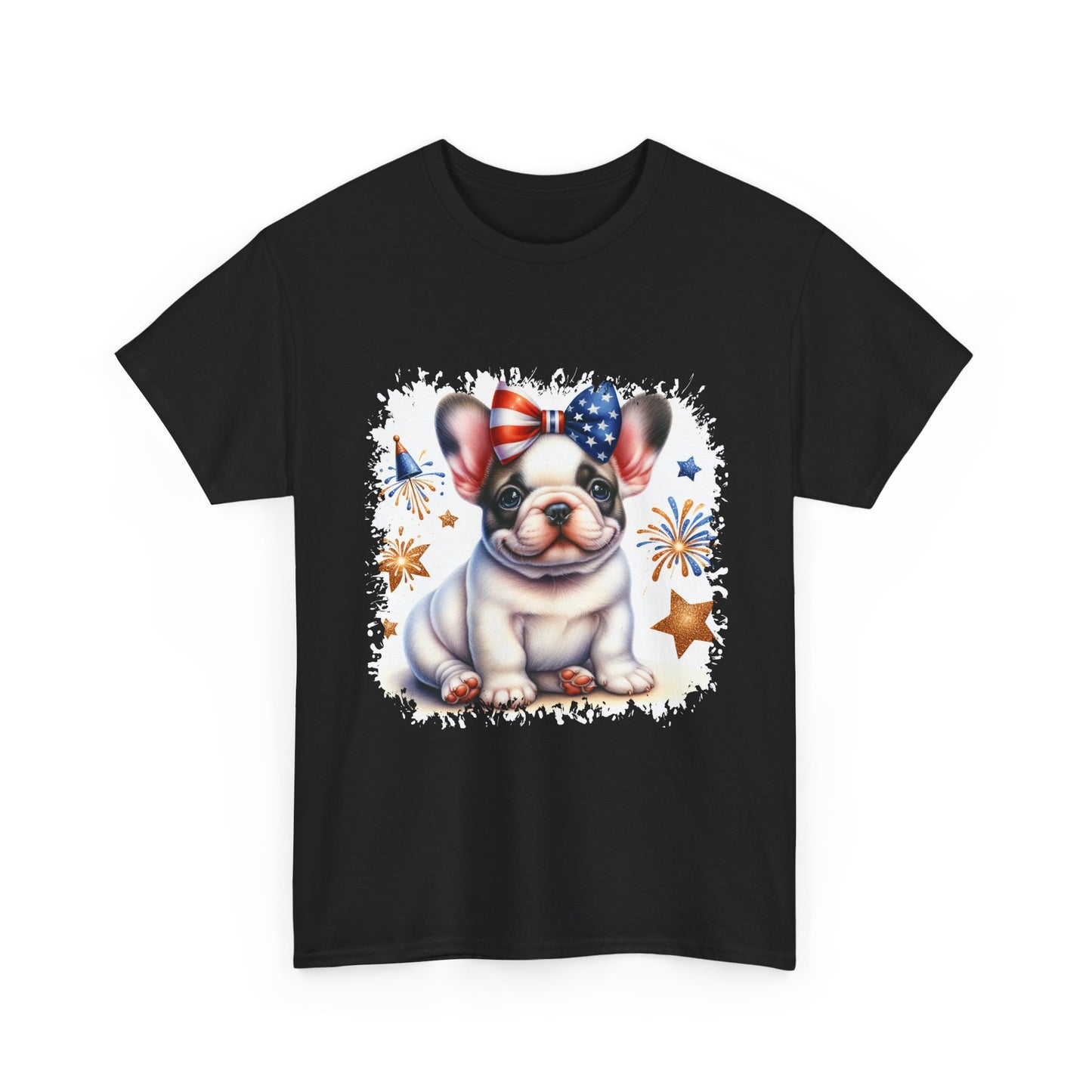 Patriotic French Bulldog Tee