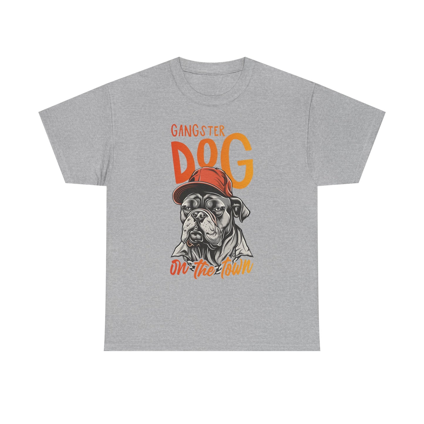 Gangster Dog T‑Shirt – 'Gangster Dog On The Town' Graphic Tee