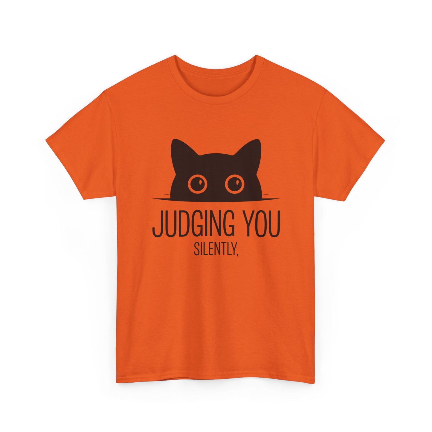 Cat "Judging You Silently" T-Shirt