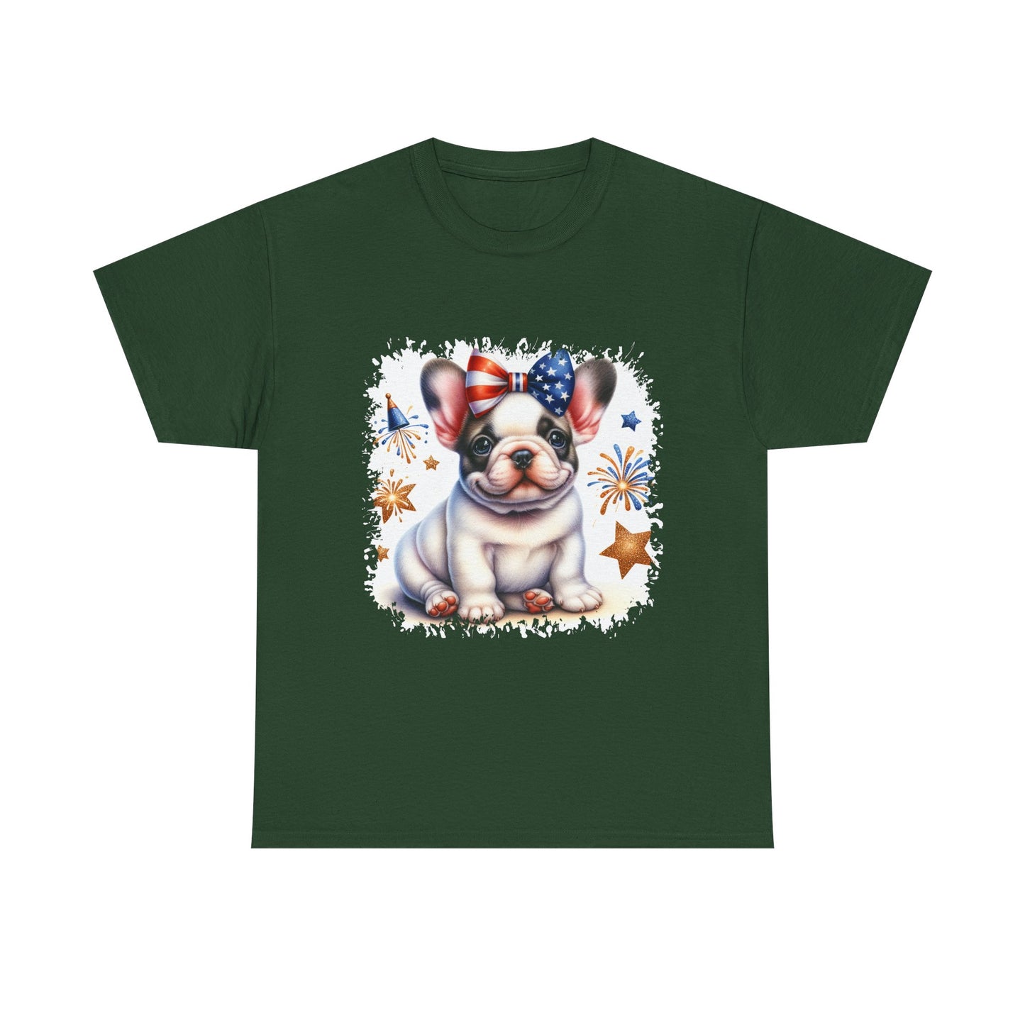 Patriotic French Bulldog Tee