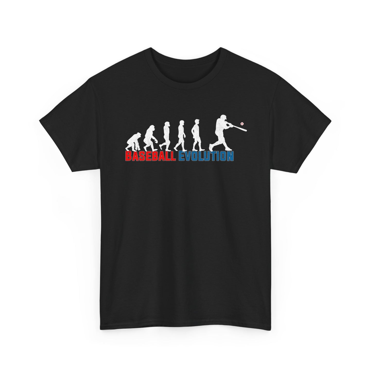 Baseball Evolution T-Shirt — Funny Baseball Player Evolution Graphic Tee