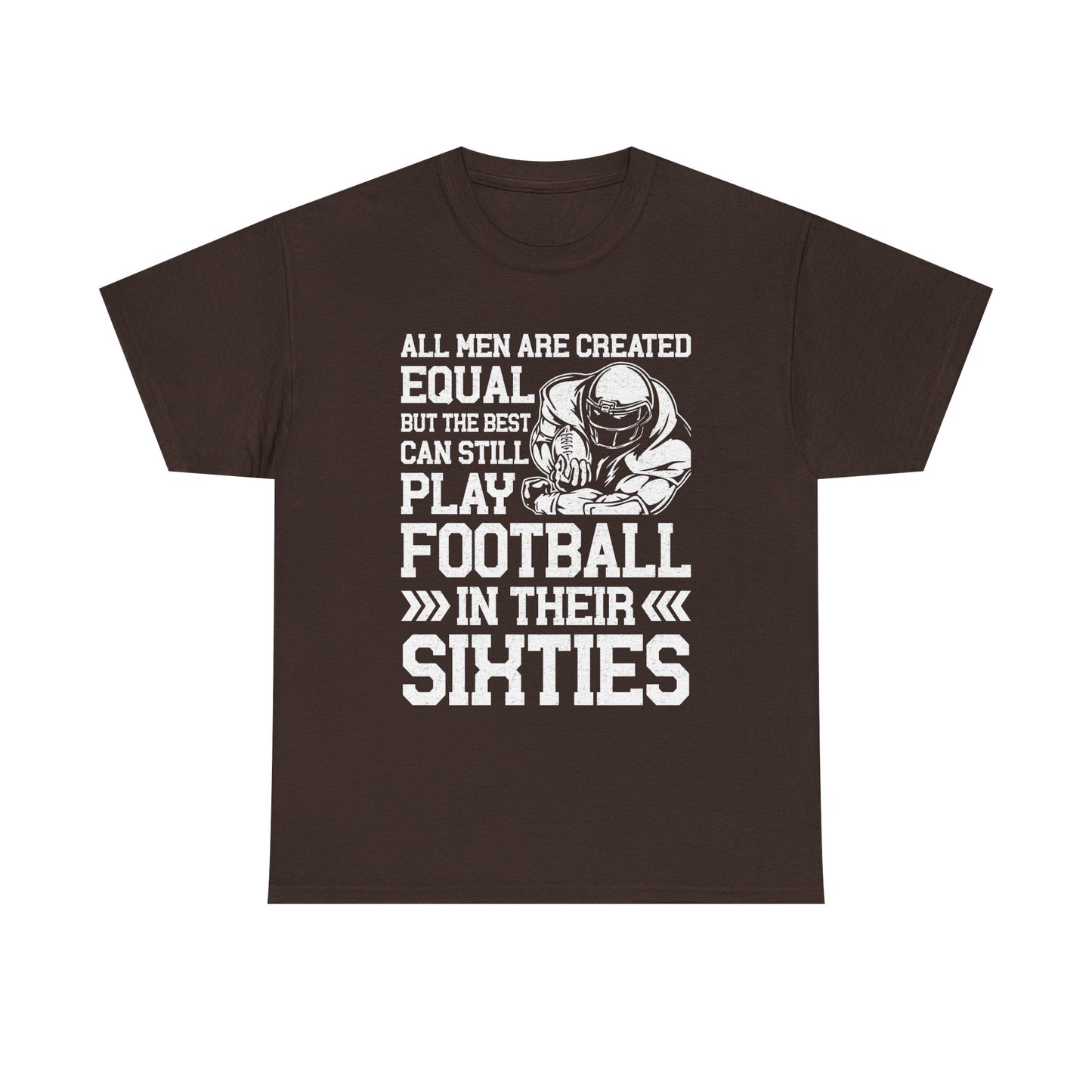Football in Their Sixties T‑Shirt — Funny Retro Shirt for Older Players & Fans