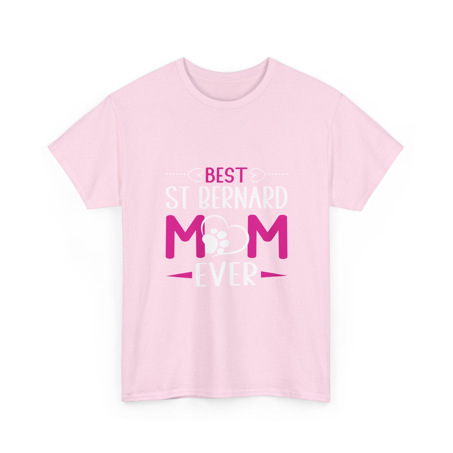 St. Bernard Mom T-Shirt — "Best St Bernard Mom Ever" Pet Lover Tee