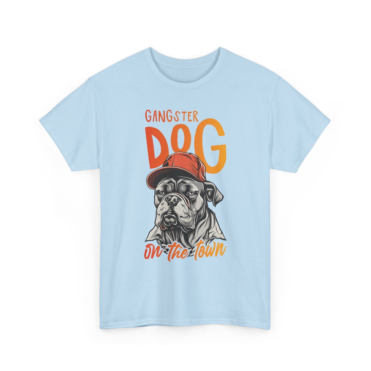 Gangster Dog T‑Shirt – 'Gangster Dog On The Town' Graphic Tee