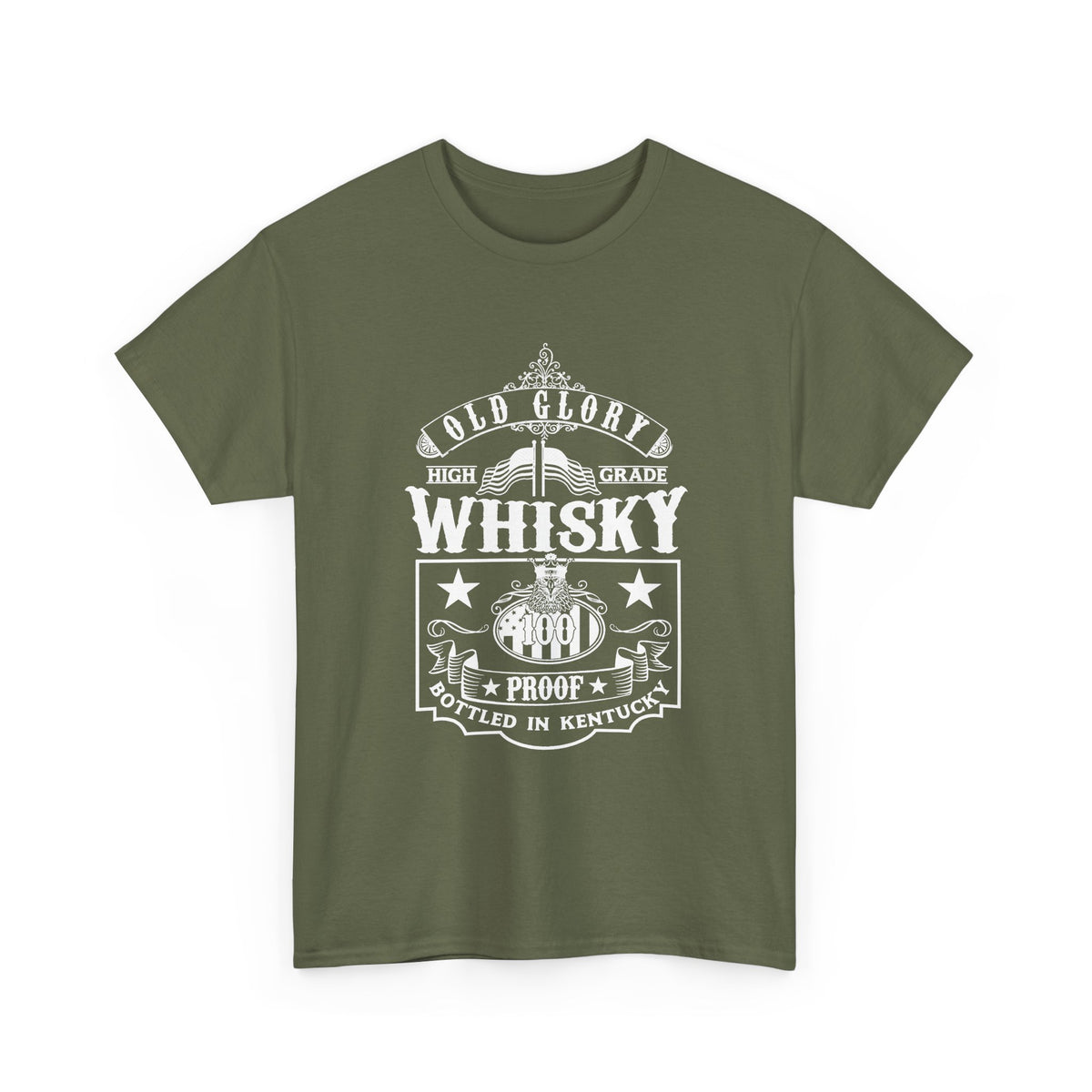 Whisky Distillery Crest T-Shirt — Vintage Bourbon Logo Tee