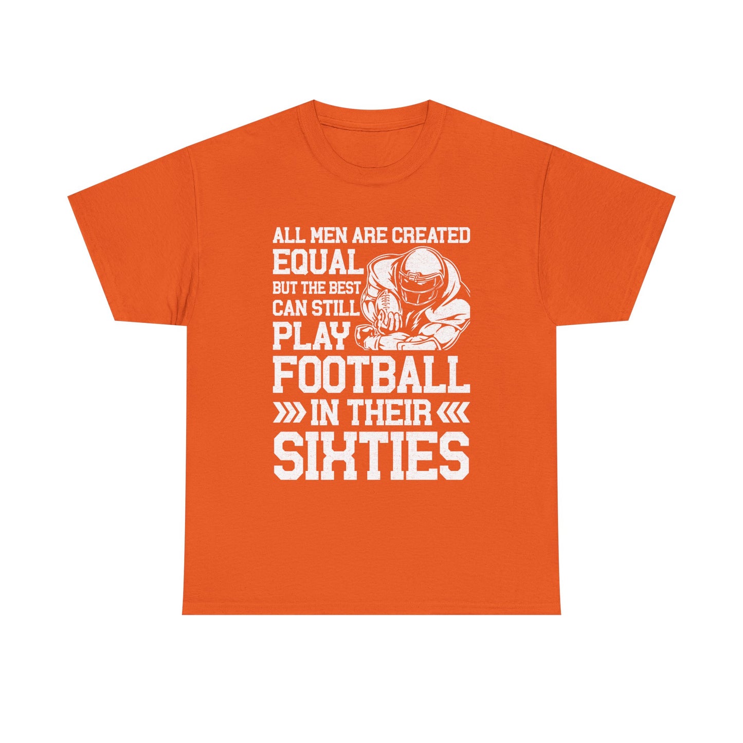 Football in Their Sixties T‑Shirt — Funny Retro Shirt for Older Players & Fans