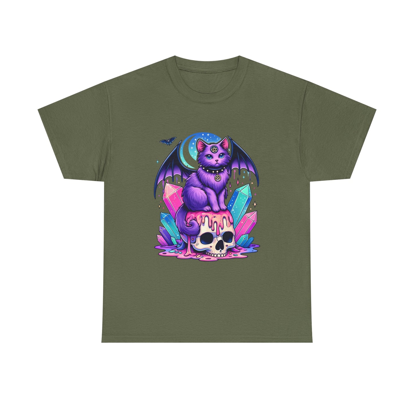 Gothic Crystal Cat T-Shirt