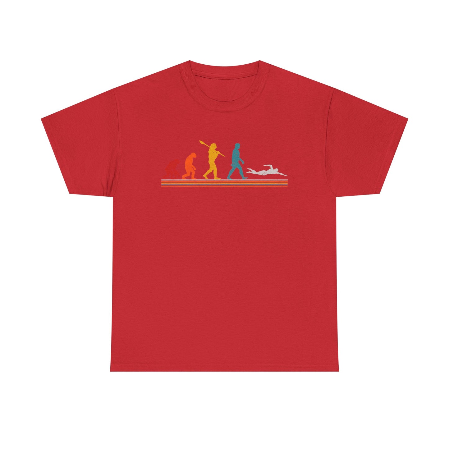 Evolution of Swiming T-Shirt