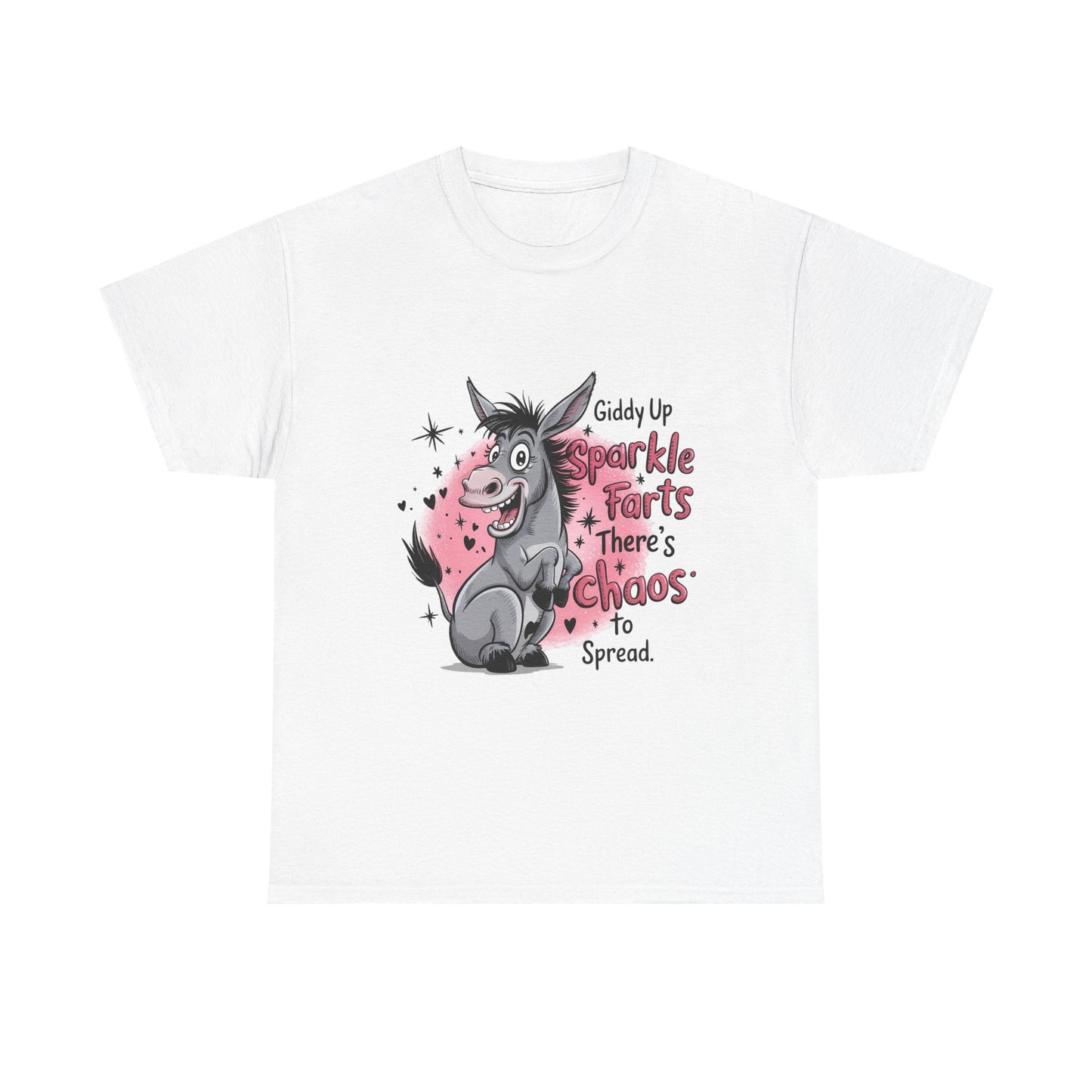 Donkey "Sparkle Farts" T-Shirt — Cute Funny Unicorn Alternative Tee