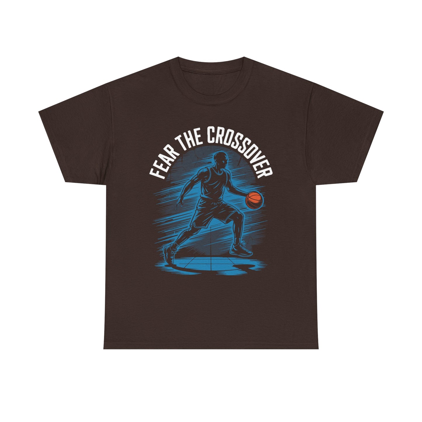 Basketball T‑Shirt - "Fear The Crossover" Dribbling Player Graphic Tee