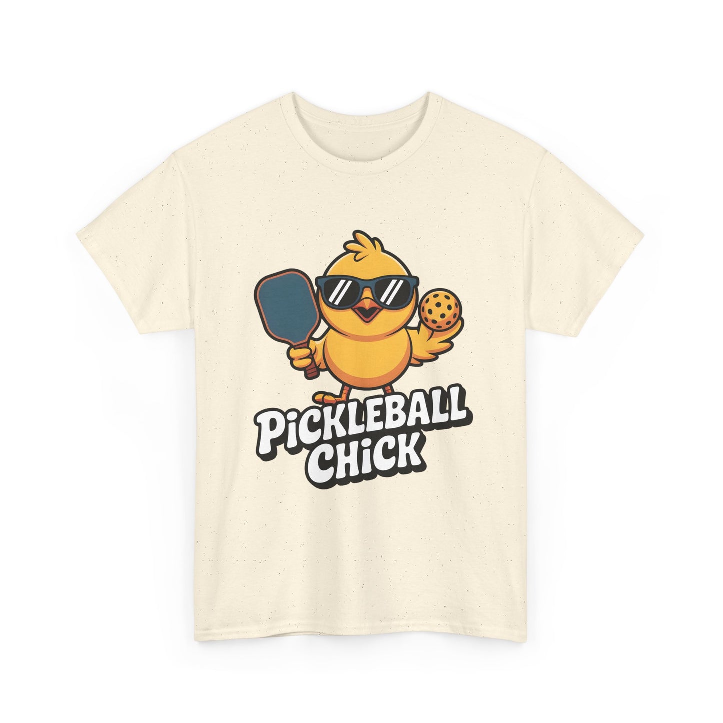 Pickleball Chick T-Shirt — Cute Chick Graphic Tee for Players & Fans