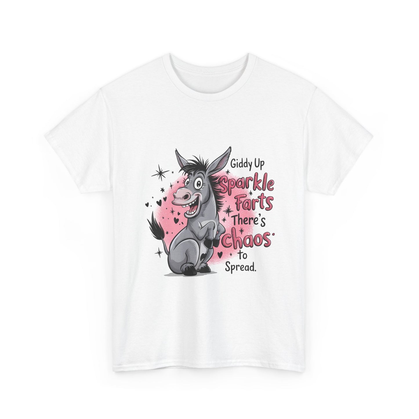Donkey "Sparkle Farts" T-Shirt — Cute Funny Unicorn Alternative Tee