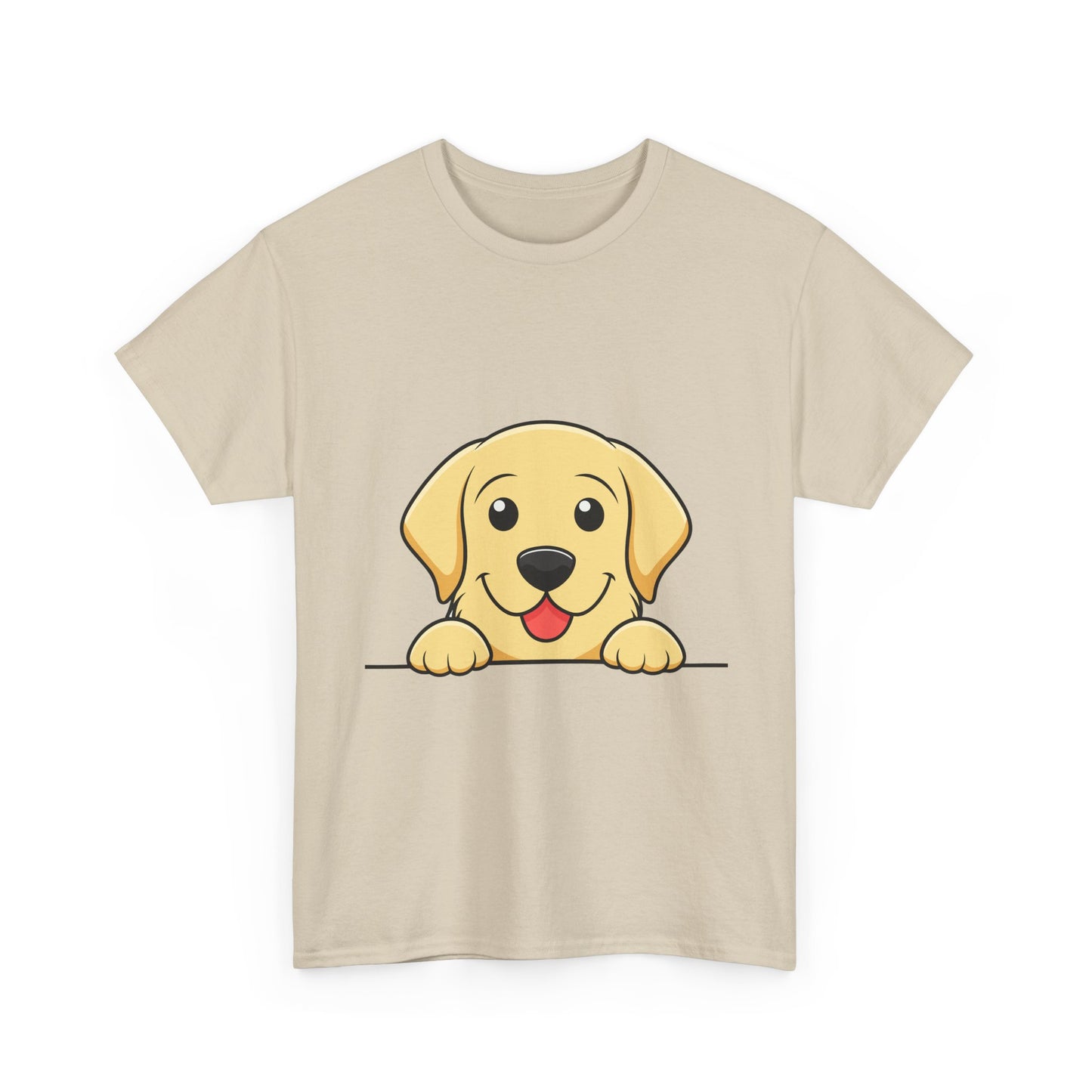 Peeking Golden Retriever Tee
