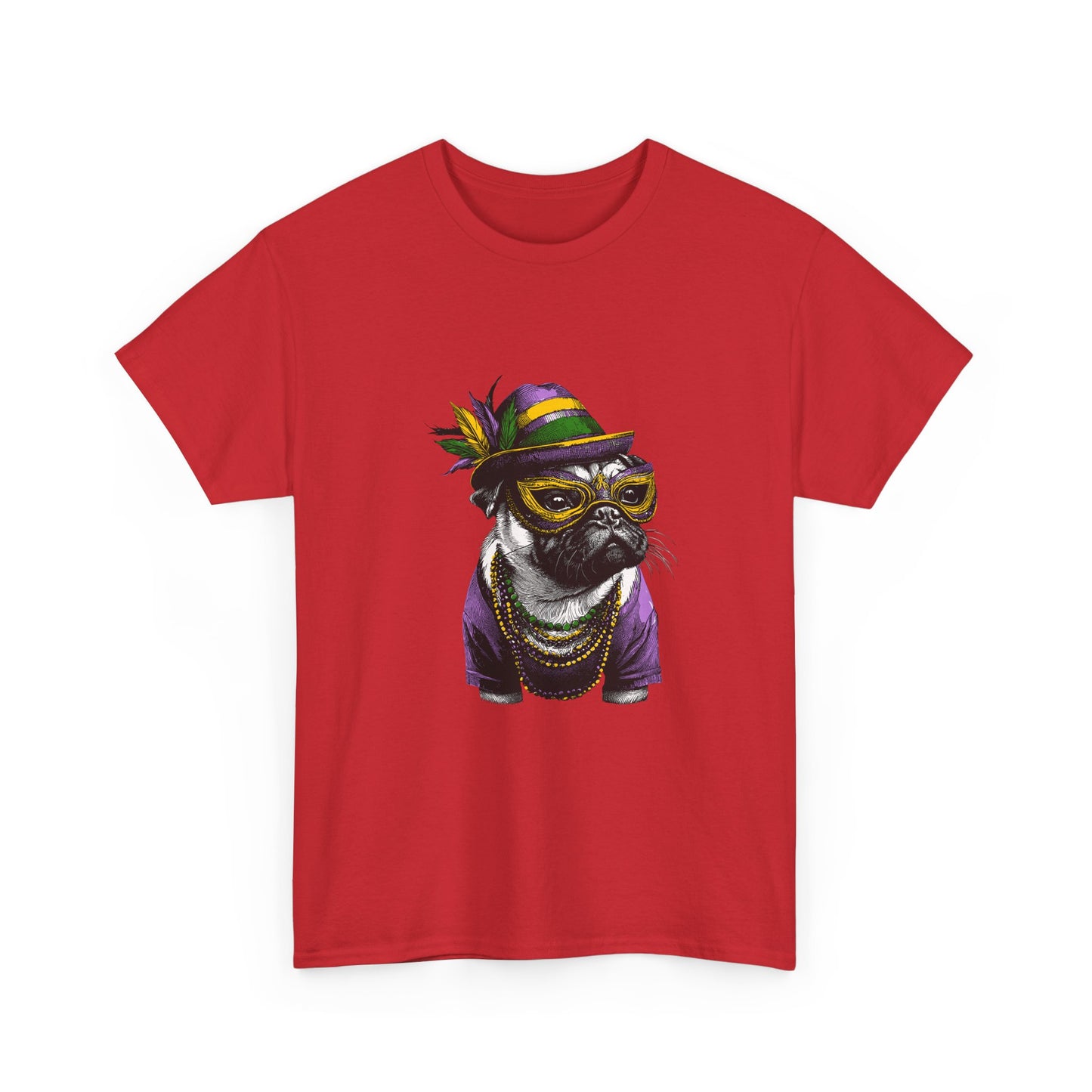 Mardi Gras Pug T-Shirt