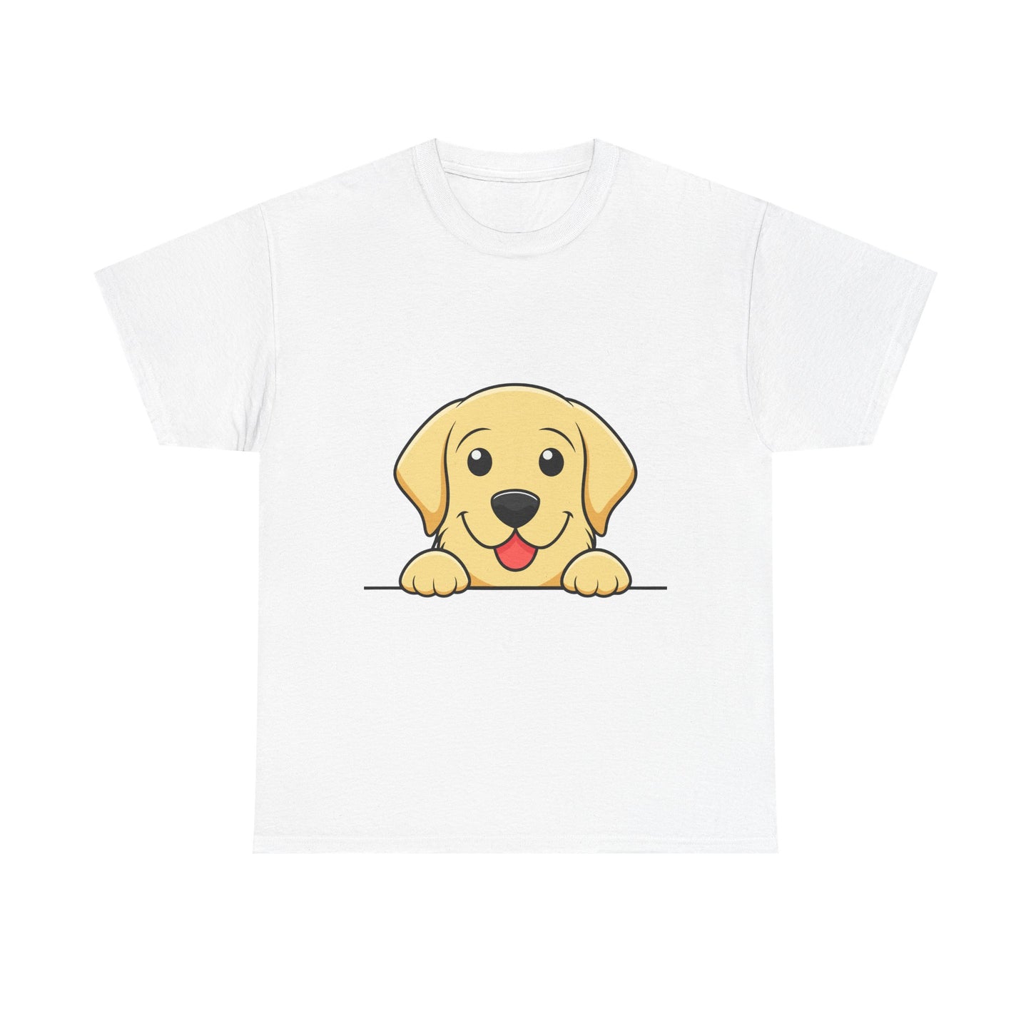 Peeking Golden Retriever Tee