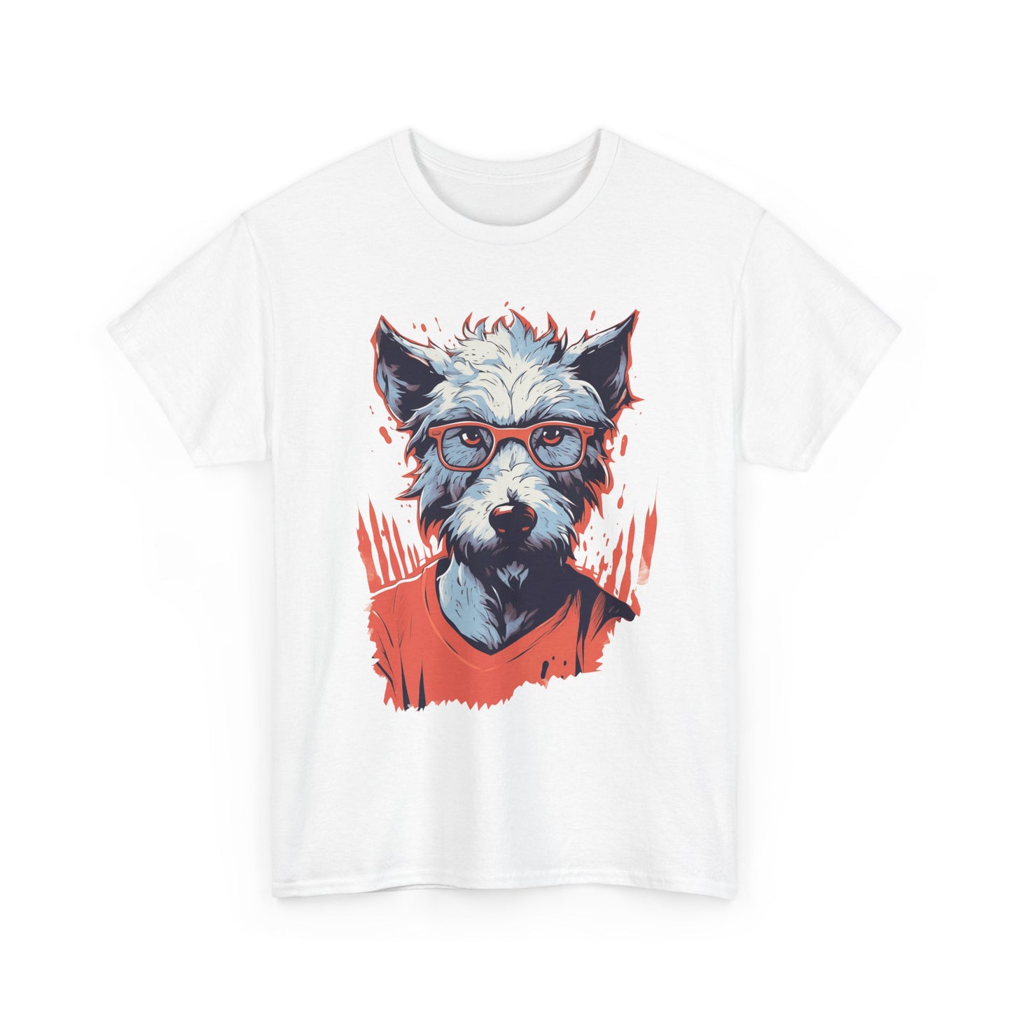 Hipster Dog T-Shirt — Cool Glasses Westie Graphic Tee