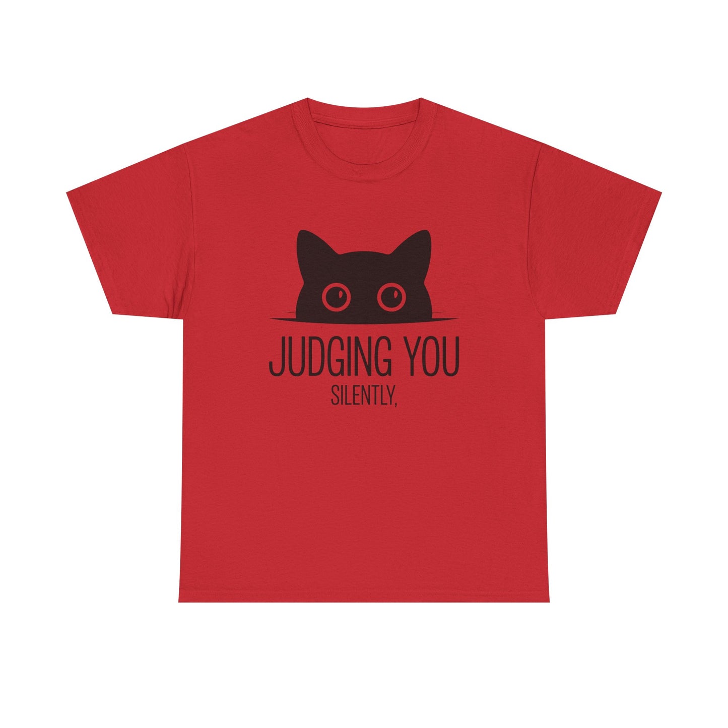 Cat "Judging You Silently" T-Shirt