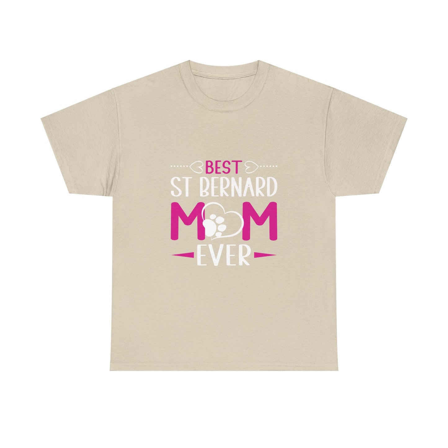 St. Bernard Mom T-Shirt — "Best St Bernard Mom Ever" Pet Lover Tee