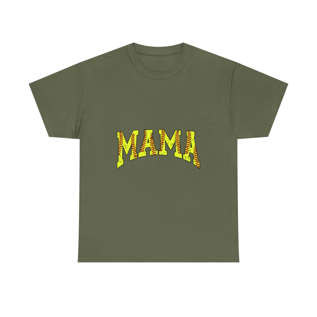 Mama Yellow Tiger Stripe Graphic Tee