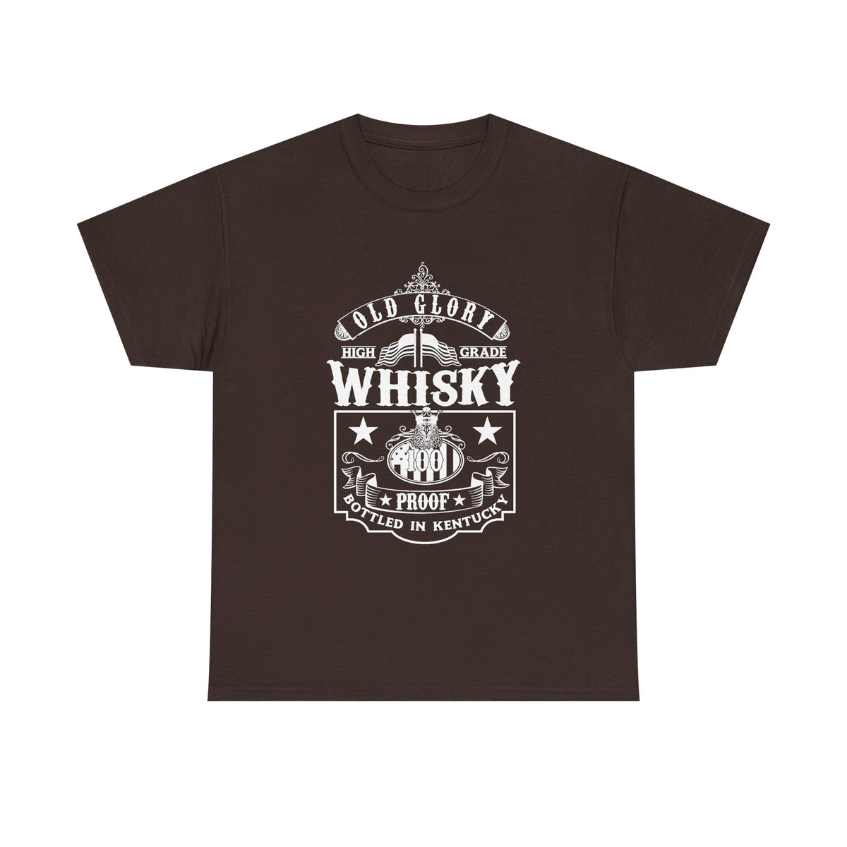 Whisky Distillery Crest T-Shirt — Vintage Bourbon Logo Tee