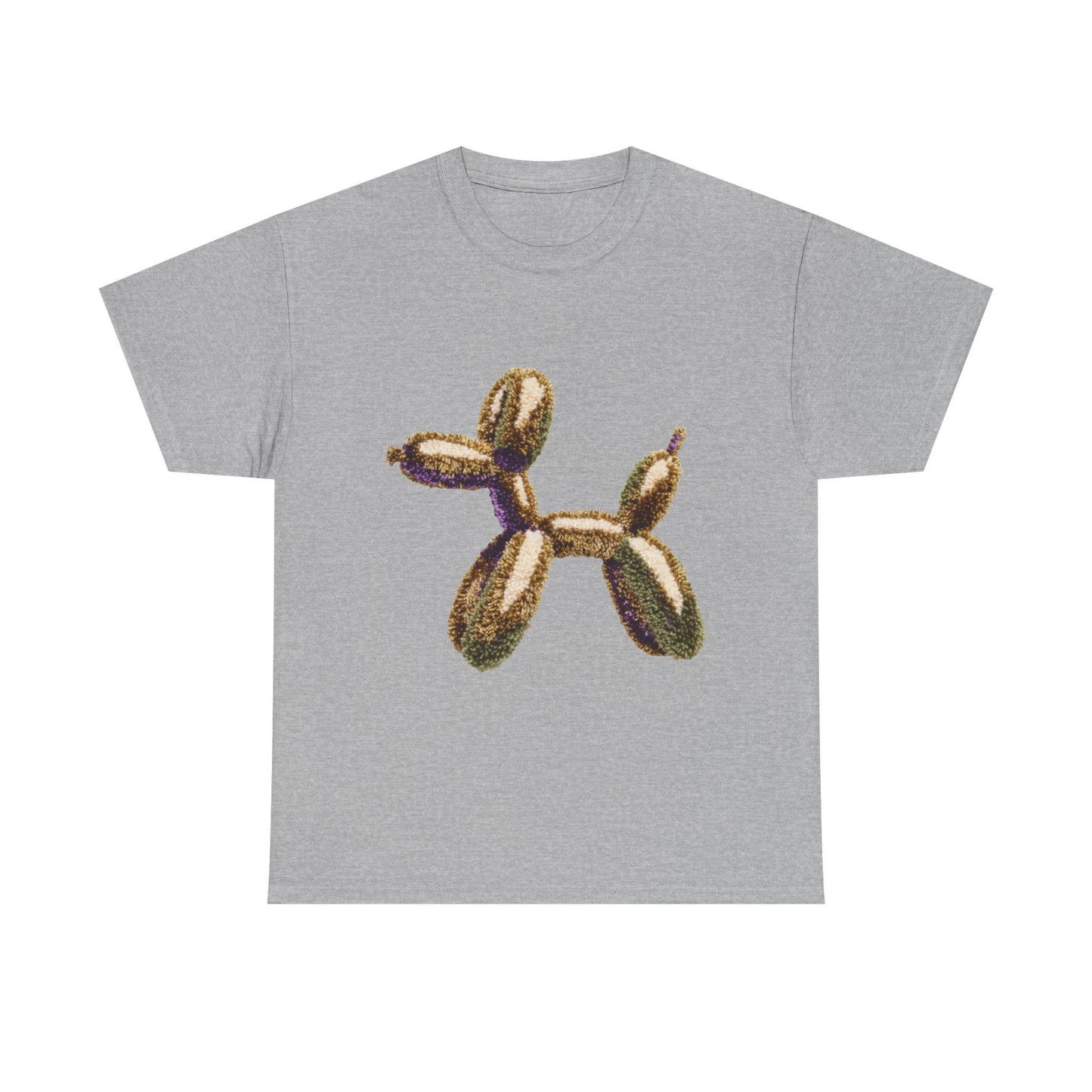 Balloon Dog T‑Shirt — Metallic Gold Balloon Animal Tee