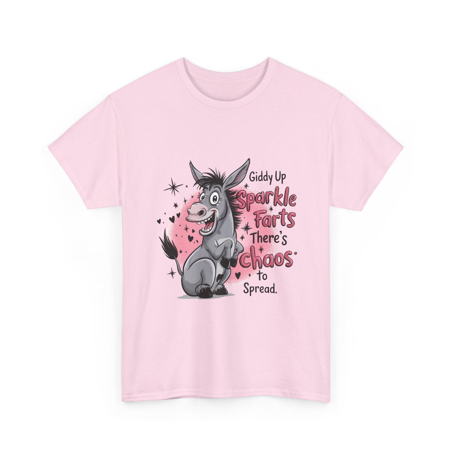 Donkey "Sparkle Farts" T-Shirt — Cute Funny Unicorn Alternative Tee