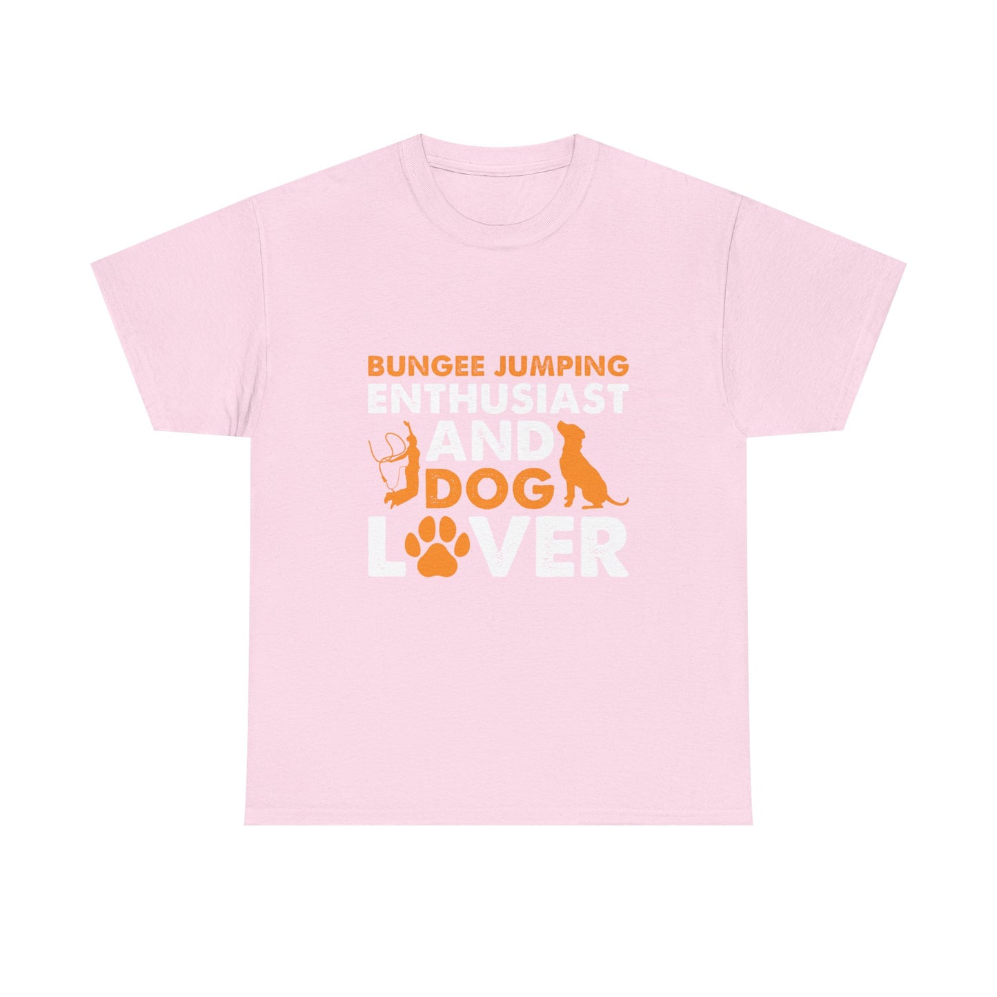 Bungee Jumping Enthusiast and Dog Lover T-Shirt