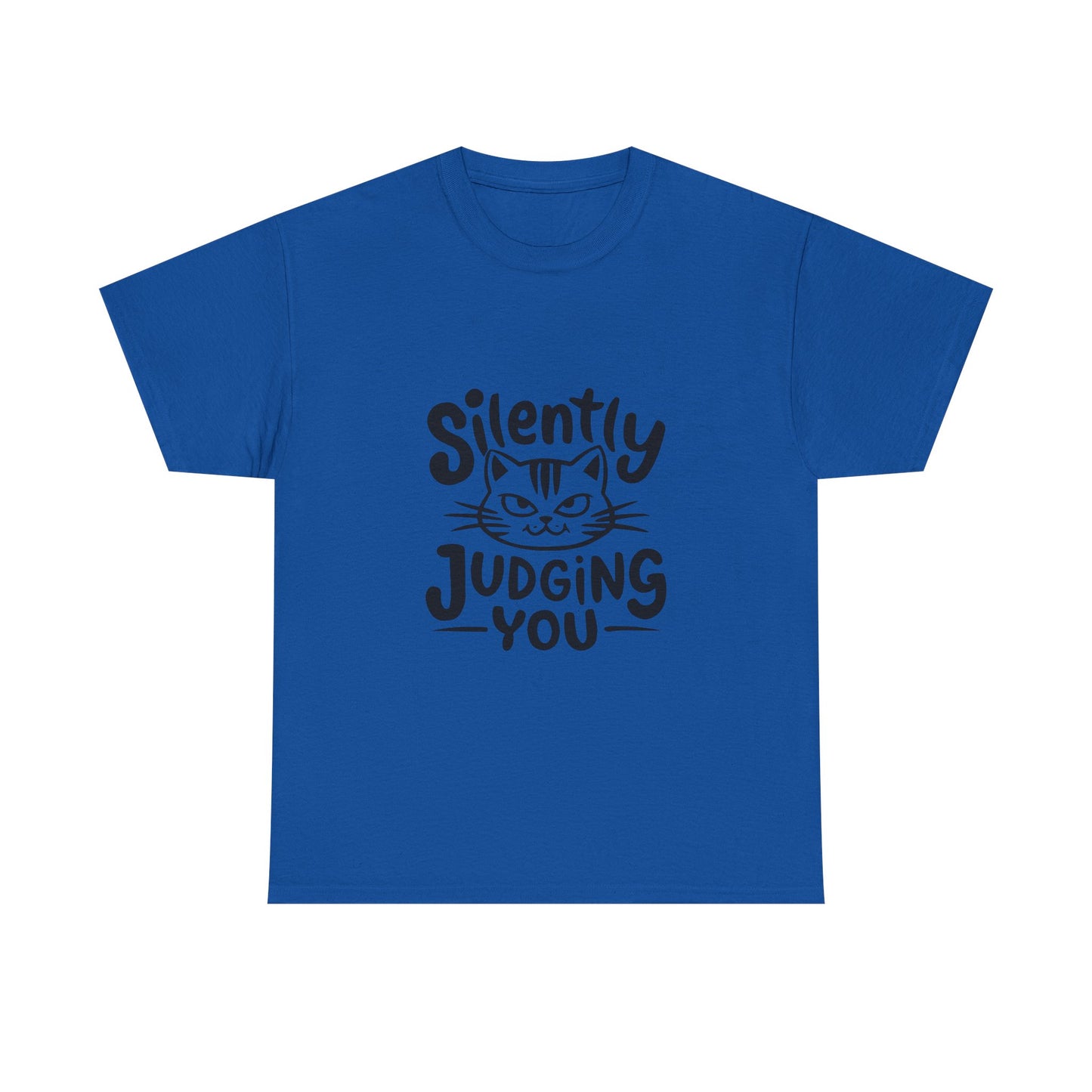 Cat T-Shirt – “Silently Judging You” Funny Graphic Tee