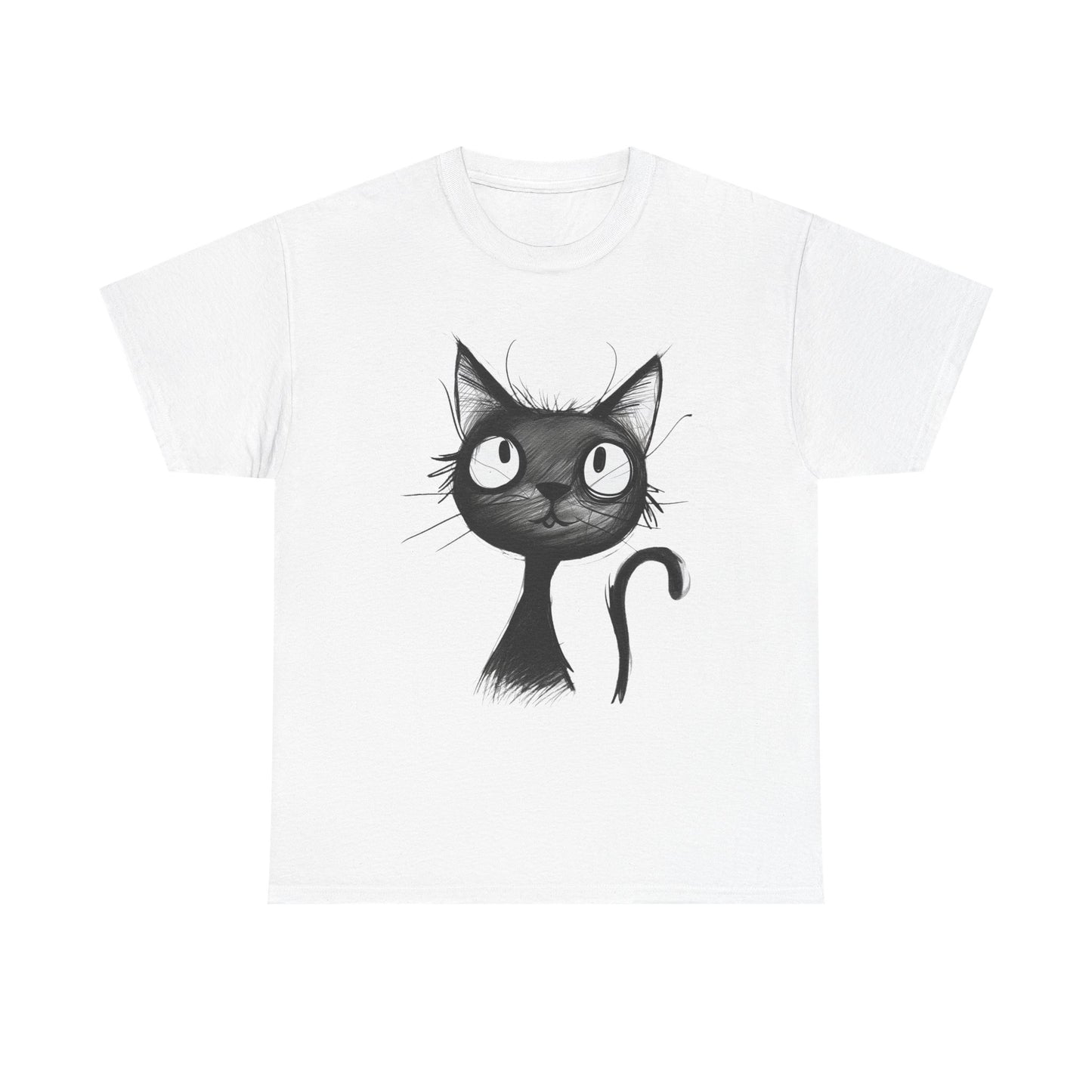 Whimsical Black Cat