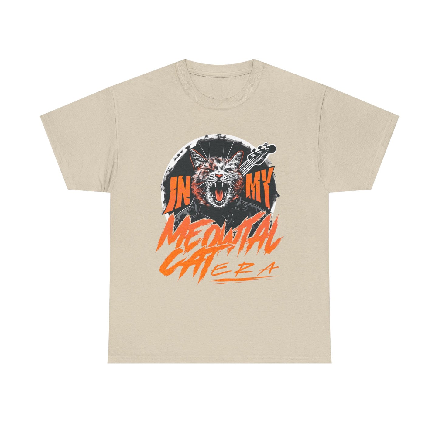 Graphic Tee — “In My Head/Medusa Mental” Fierce Cat Rock Band Design