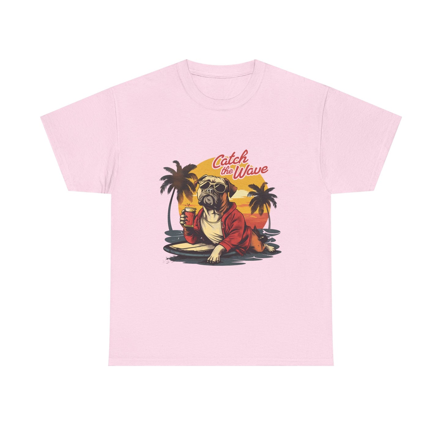 Catch the Wave Pug Surf T-Shirt