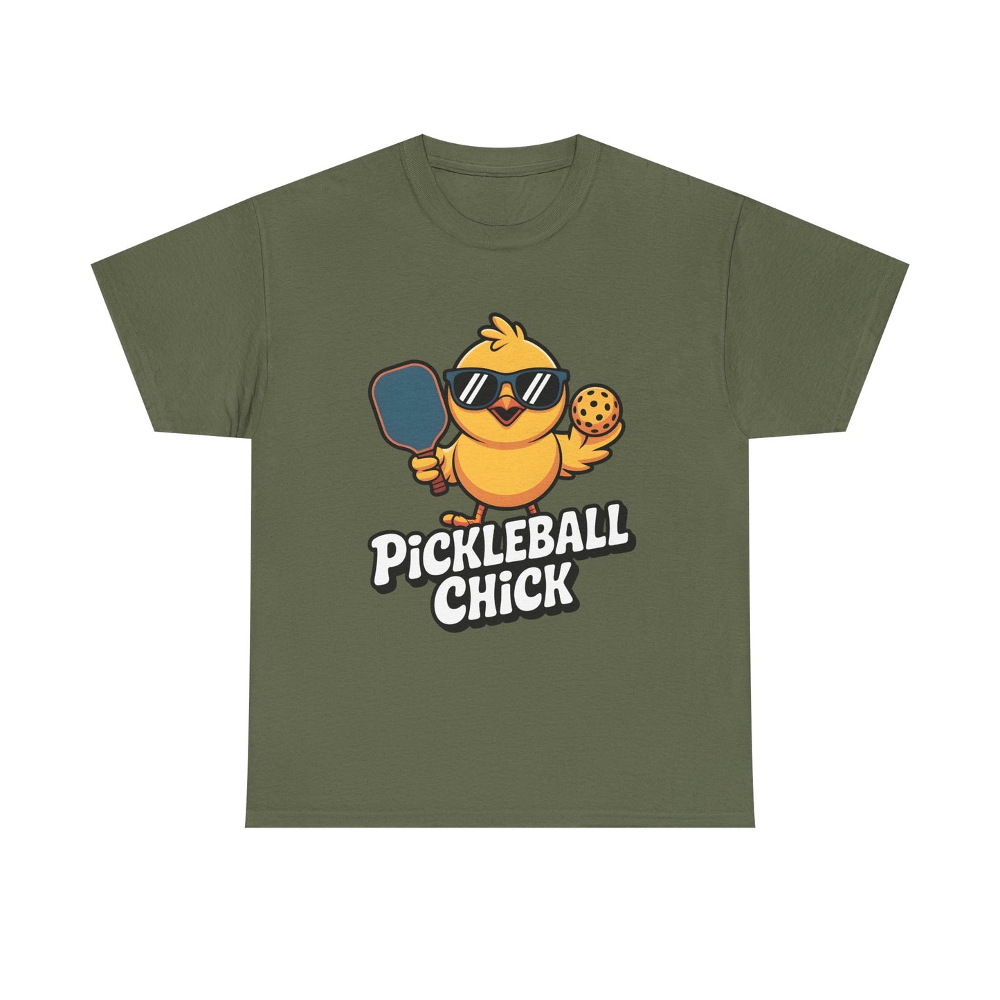 Pickleball Chick T-Shirt — Cute Chick Graphic Tee for Players & Fans