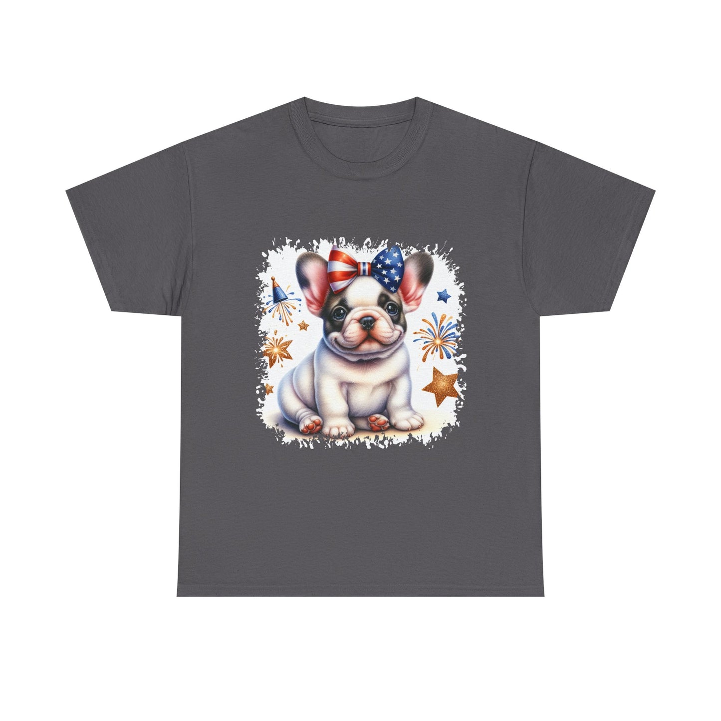 Patriotic French Bulldog Tee