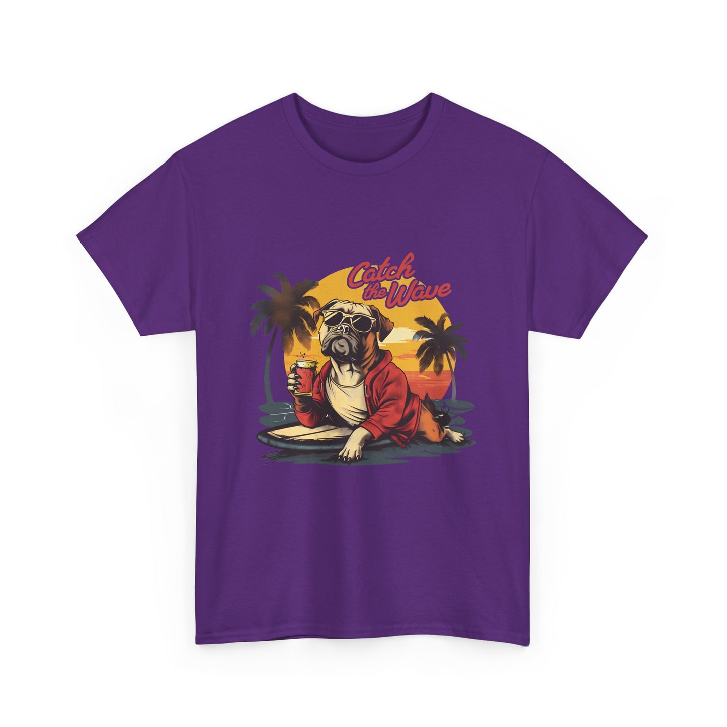 Catch the Wave Pug Surf T-Shirt