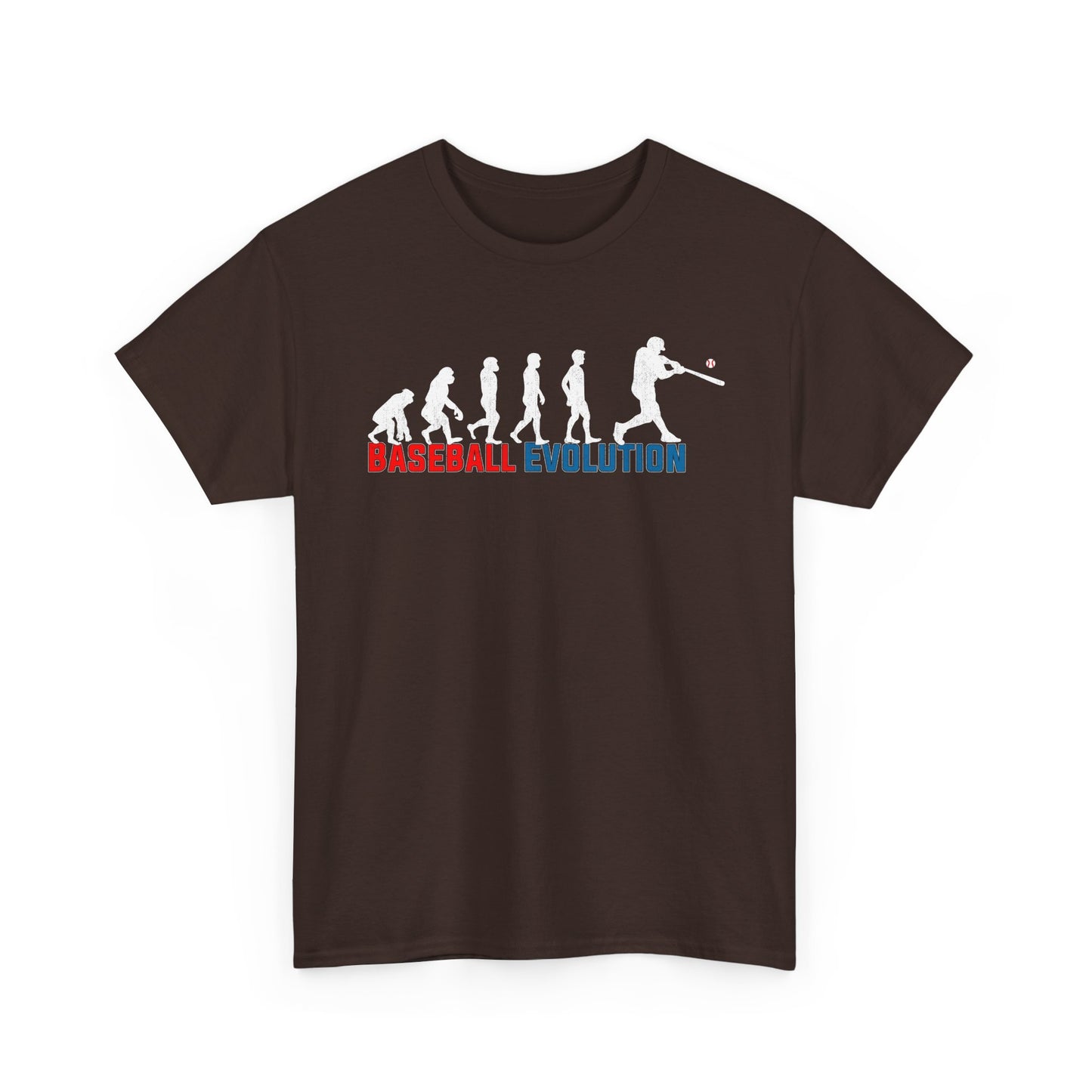 Baseball Evolution T-Shirt — Funny Baseball Player Evolution Graphic Tee