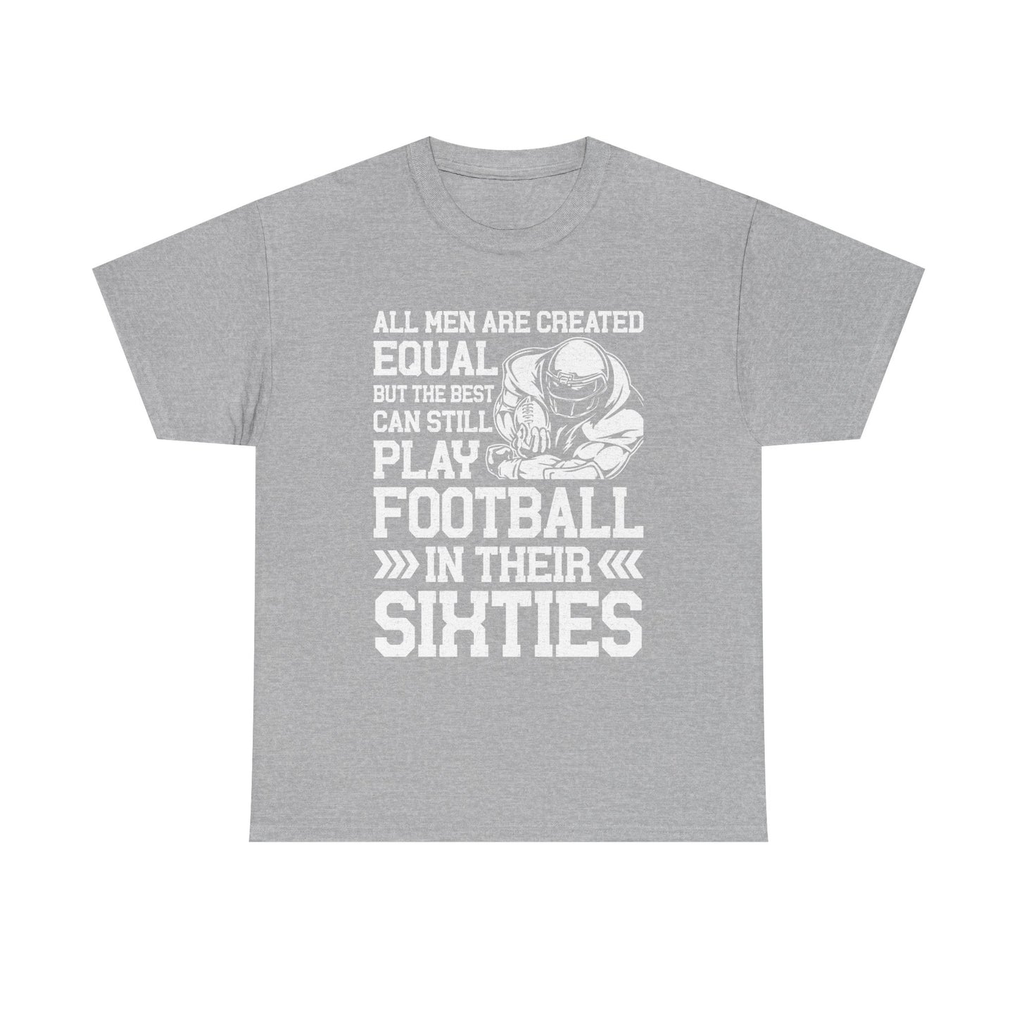 Football in Their Sixties T‑Shirt — Funny Retro Shirt for Older Players & Fans