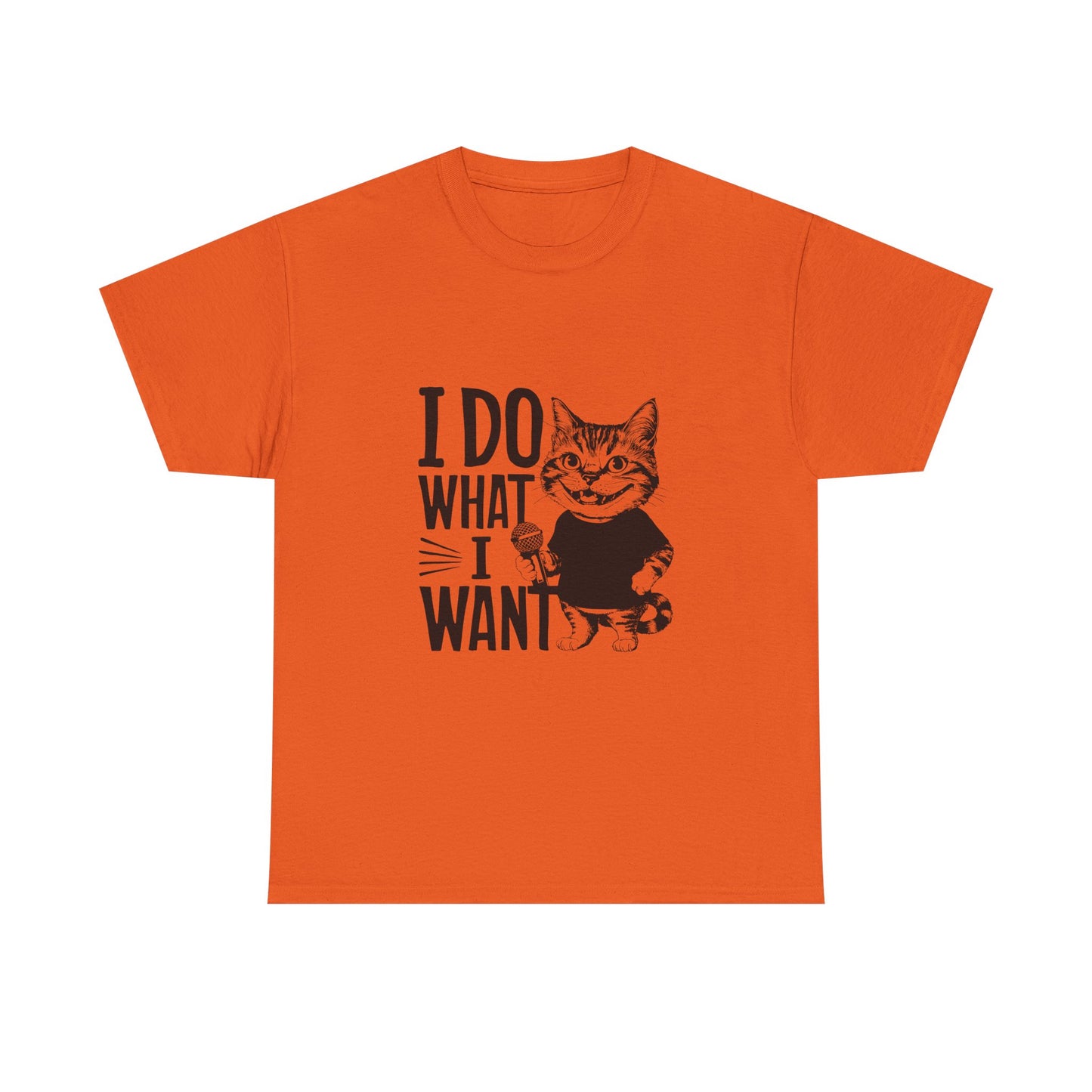 I Do What I Want Cat T-Shirt — Funny Sassy Cat Graphic Tee