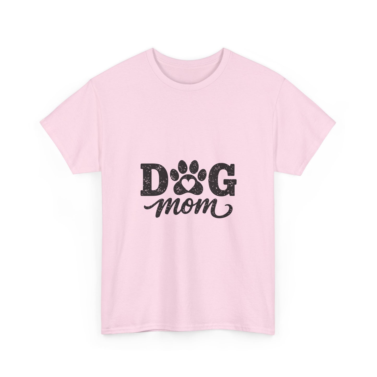 Dog Mom T‑Shirt — Paw Print Graphic Tee for Dog Lovers
