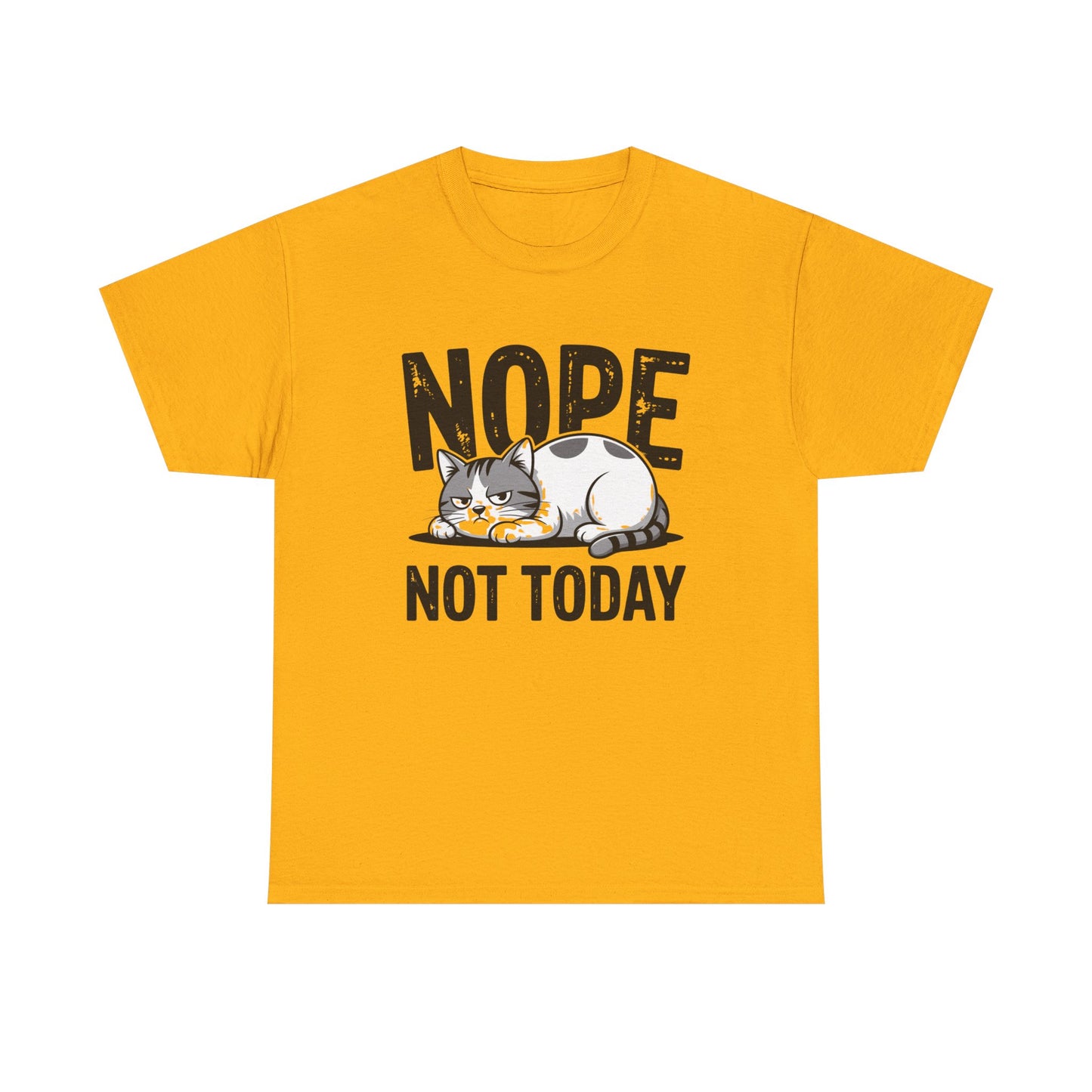 Nope Not Today Cat T‑Shirt