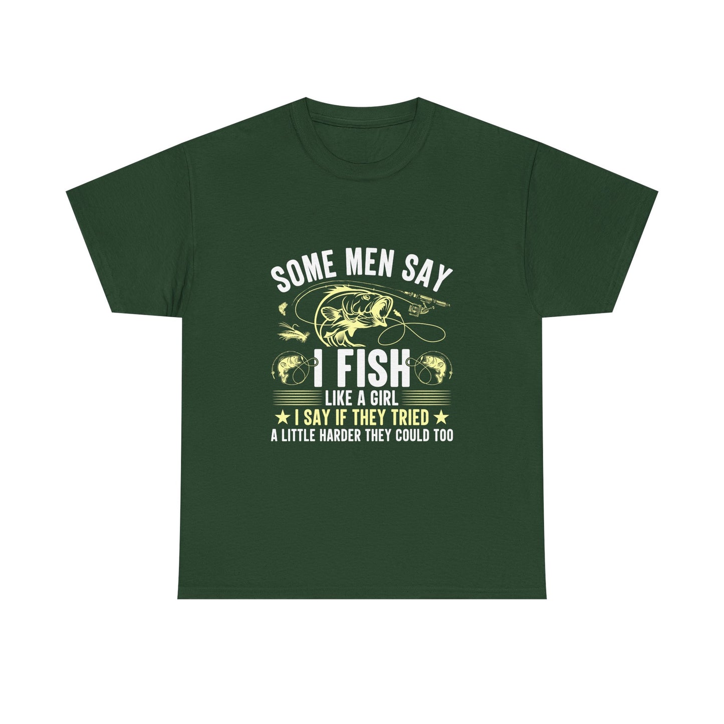 I Fish Like A Girl Fishing T-Shirt – Funny Women's Angler Tee