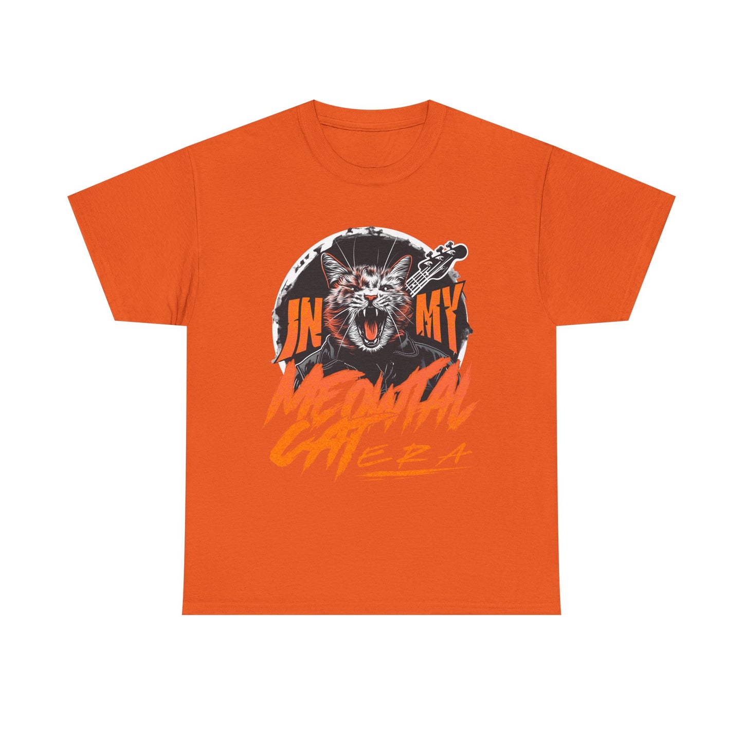 Graphic Tee — “In My Head/Medusa Mental” Fierce Cat Rock Band Design