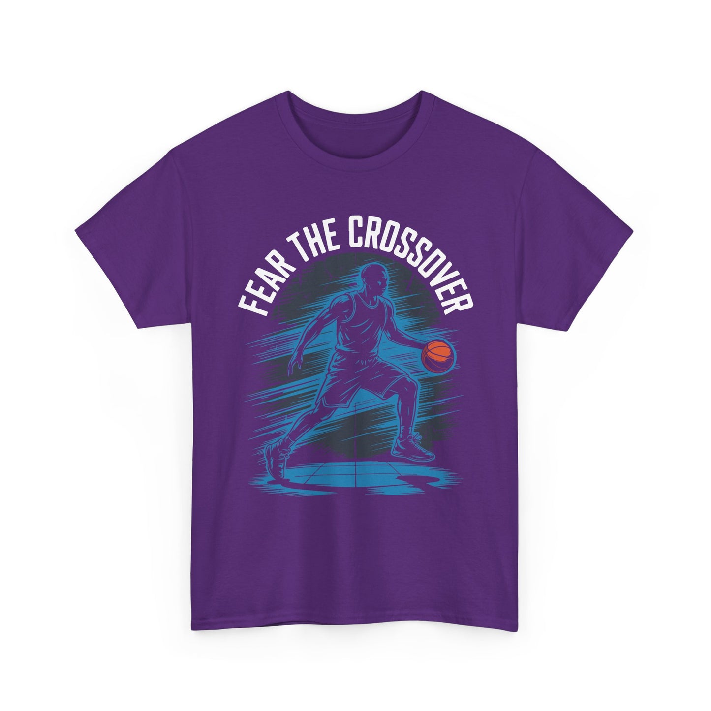 Basketball T‑Shirt - "Fear The Crossover" Dribbling Player Graphic Tee