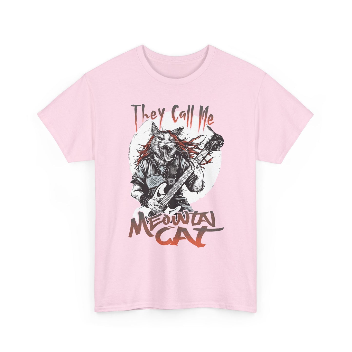 Meowtal Cat Guitar T-Shirt