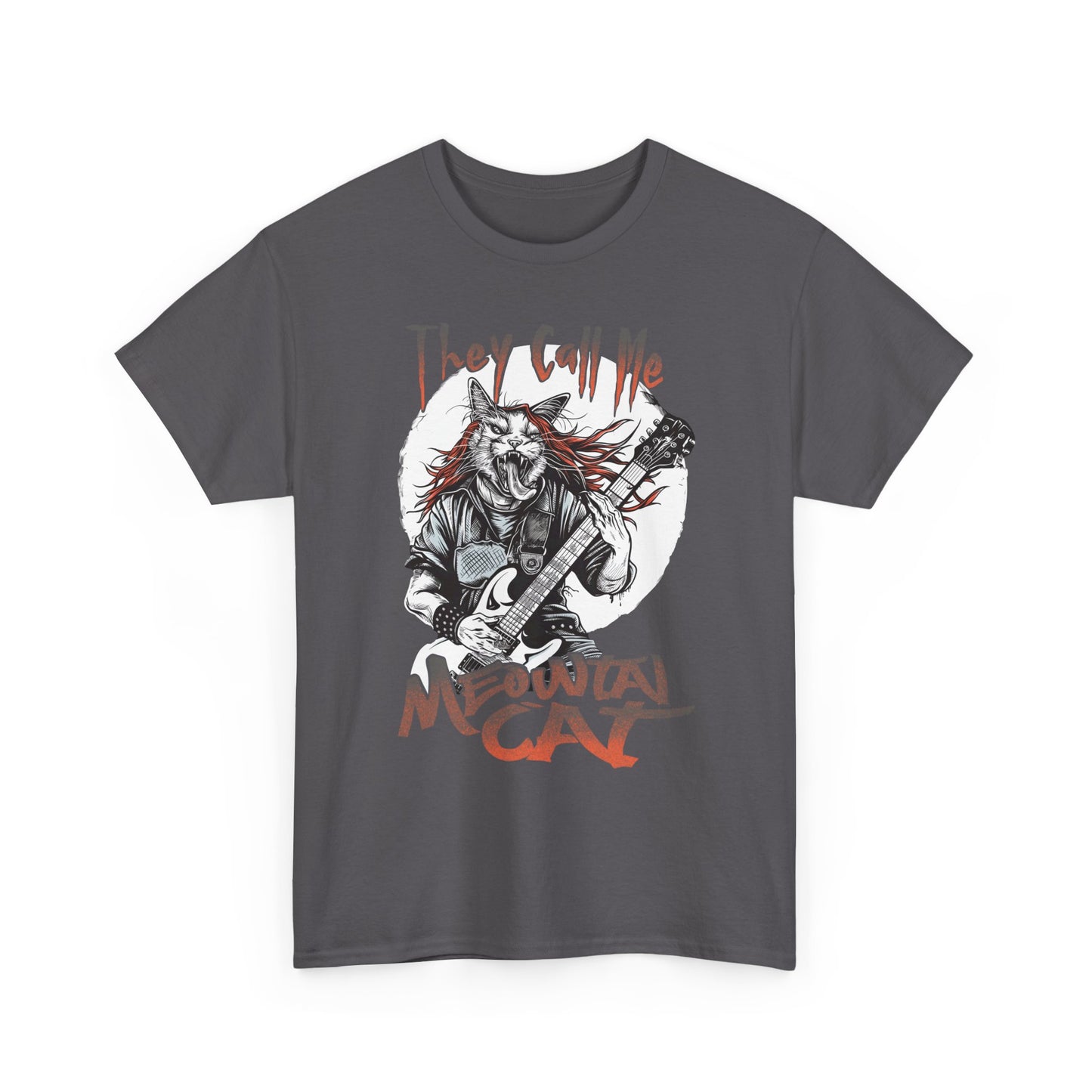 Meowtal Cat Guitar T-Shirt