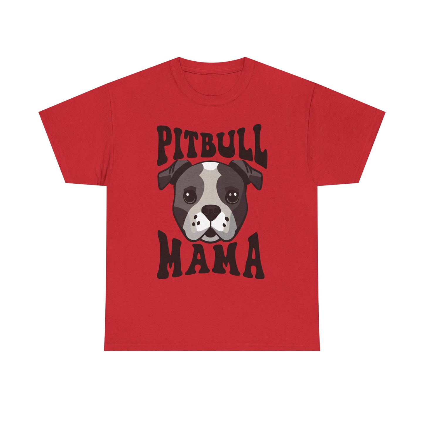 Pitbull Mama Dog T-Shirt